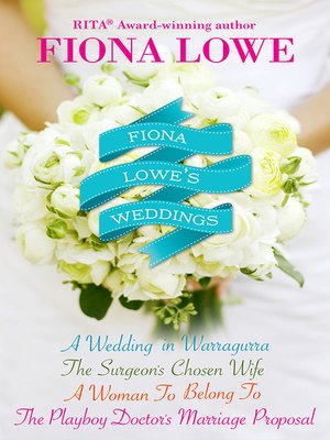 cover image of Fiona Lowe's Weddings--4 Book Box Set